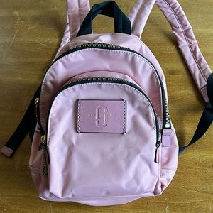 Marc Jacobs small nylon backpack Dusty Pink w/ Gold hardware Like New